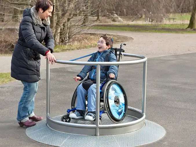 Wheelchair carousel
